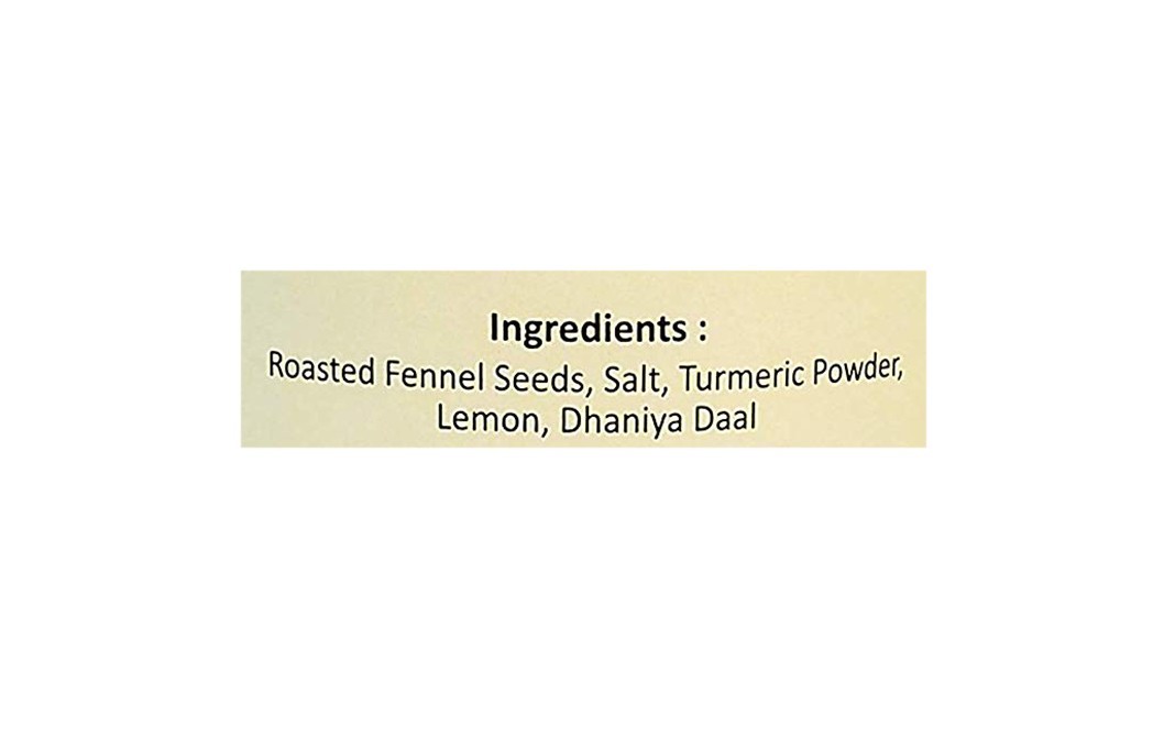 Jyoti Ben's Roasted Fennel Seeds (Saunf) with Dhana Daal   Plastic Jar  200 grams